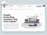 Star Trans Logistic | Branding and corporate website Web Designing Branding Project 1