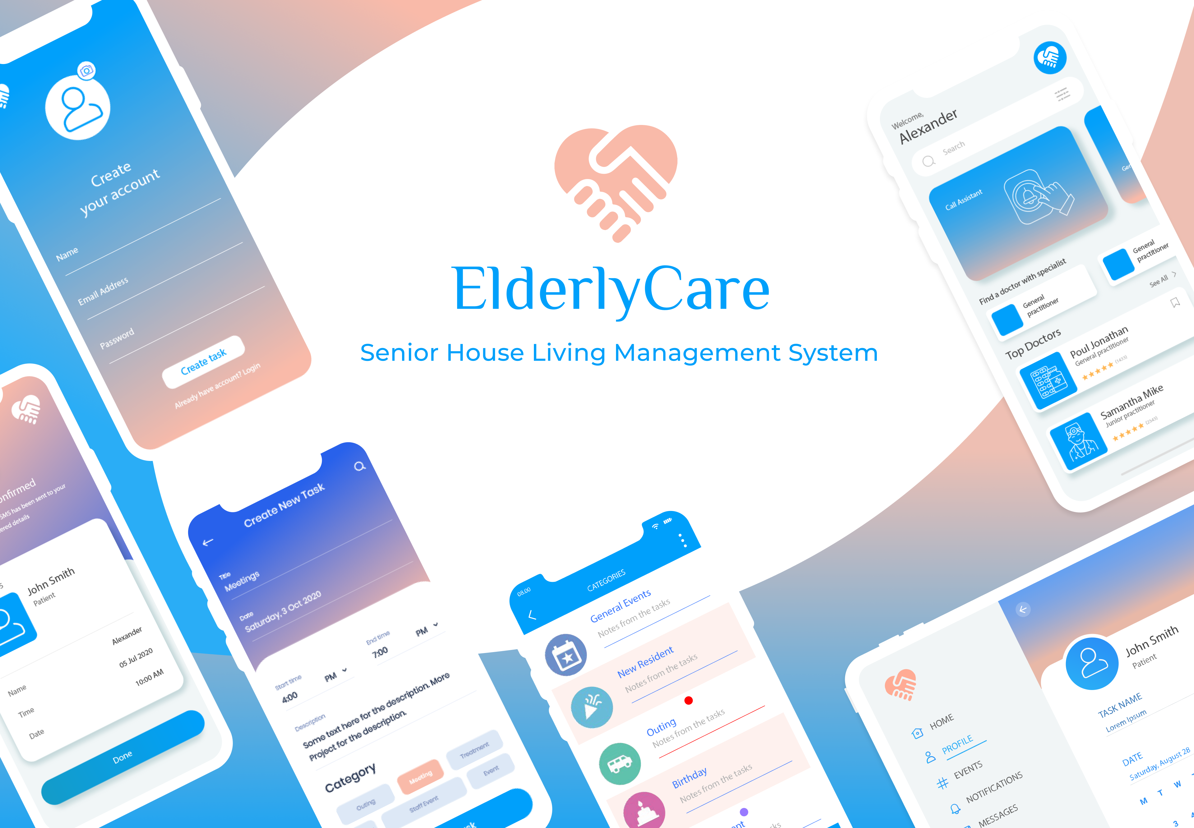 ElderlyCare Health Professionals Android Project
