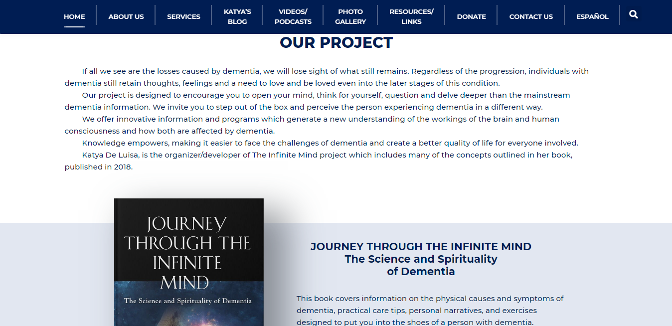 THE INFINITE MIND Education Duplicator CSS3 Project