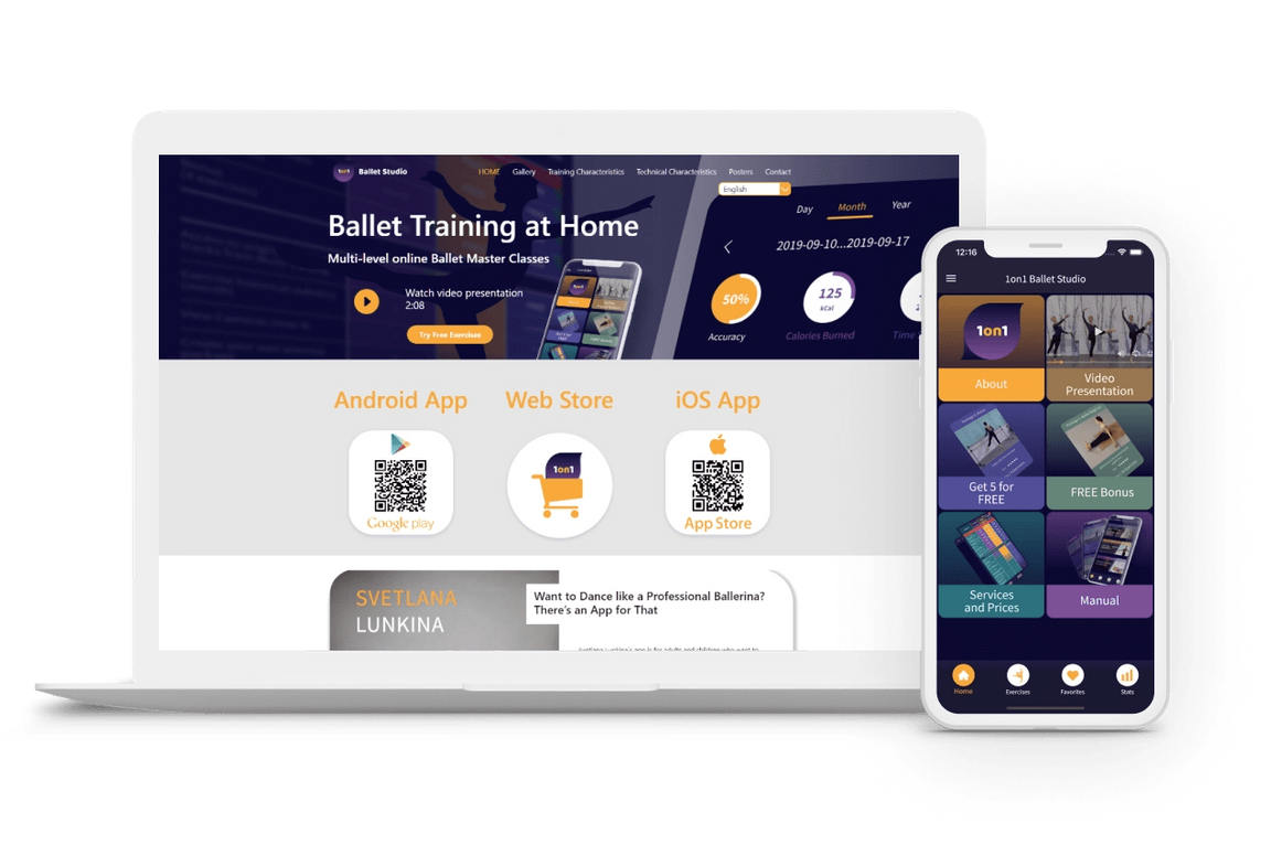 1on1 Ballet Studio IOS Flutter Project