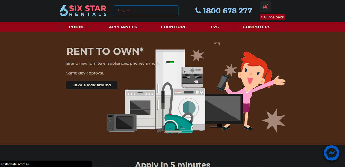 Six Star Rentals HTML CSS Project