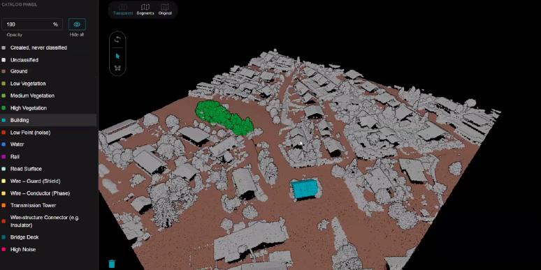 3D Point Cloud Classification and Object Labeling Python .NET Project