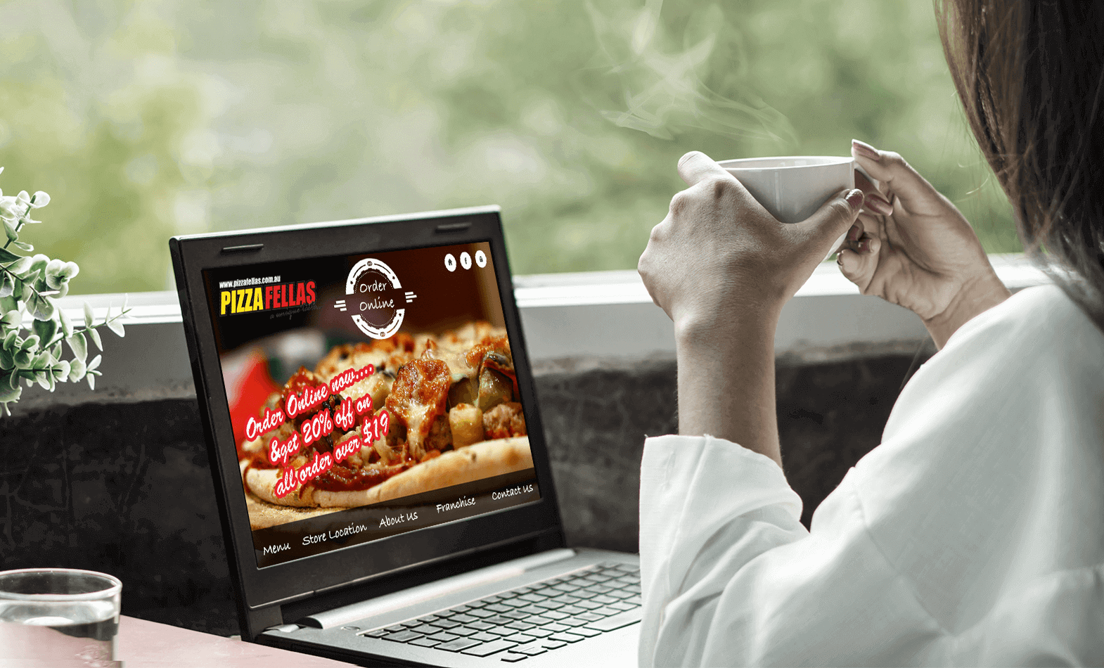 Pizza delivery website Web UI/UX Design Project