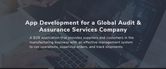 App Development for a Global Audit & Assurance Services Company Angular IOS Project 1