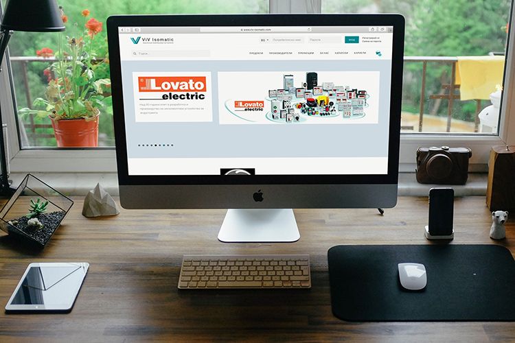 VIV ISOMATIC e-commerce onoine store Web Project