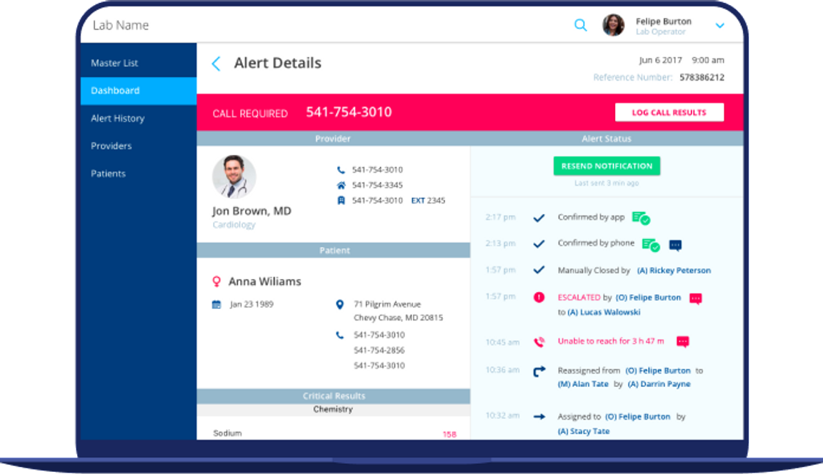 Blood Test Results Processing System Angular Node.js Project