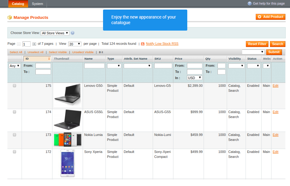 Product Grid Thumbnail Magento 1 Project