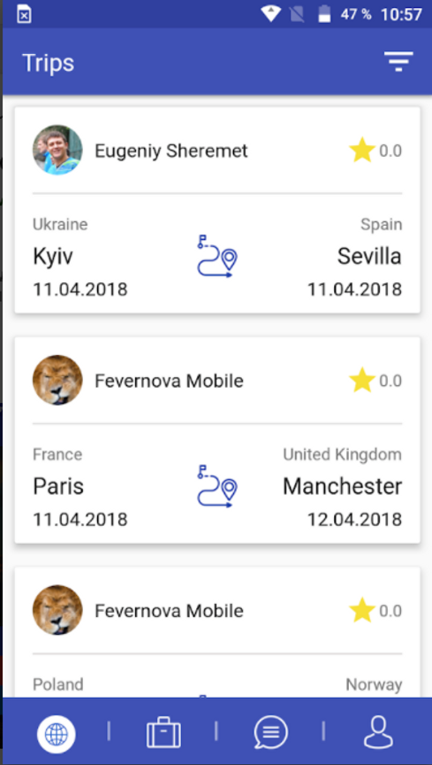 Omivoyage Android Project