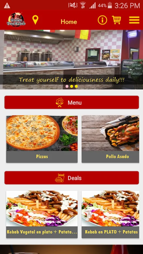 CDK FOOD ORDER APP Android Project