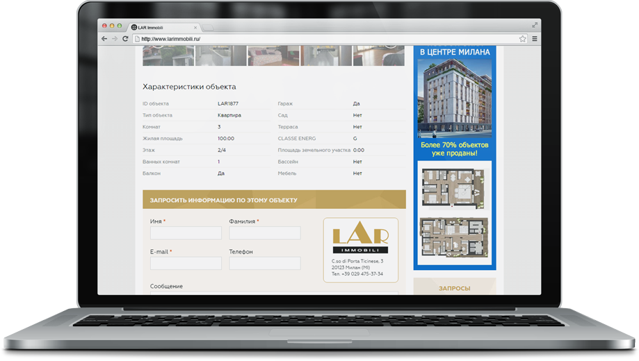 LAR IMMOBILI Web Project