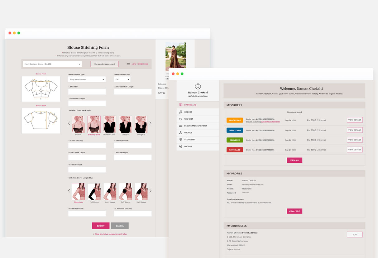 LAXMIPATI jQuery e-commerce onoine store Project