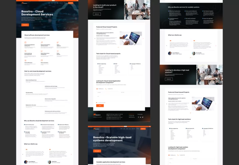 Boostra.io website Website Project