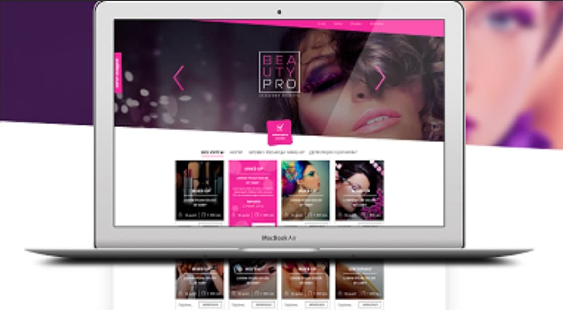 Beauty Pro. Company Website Project