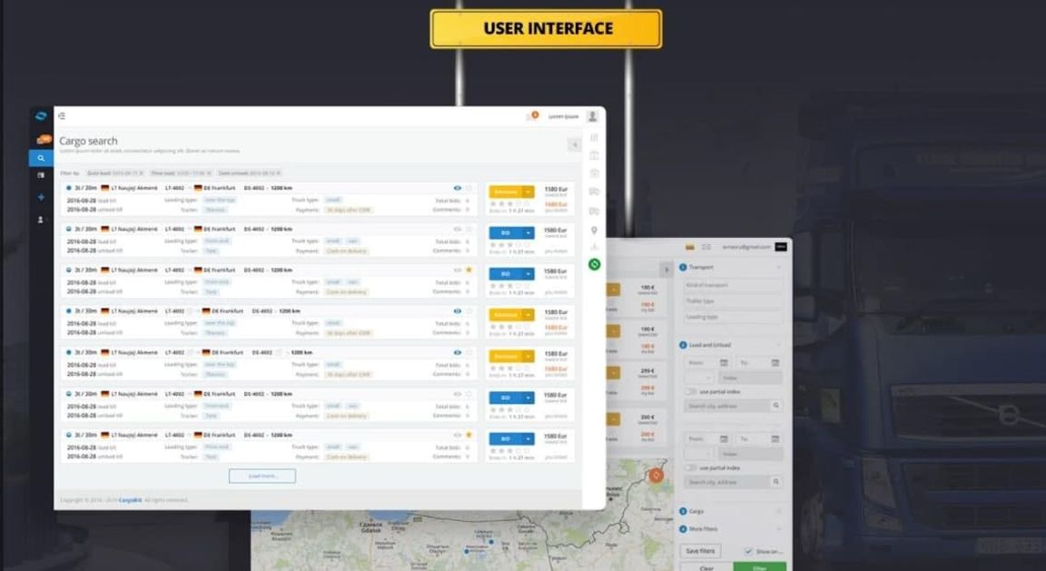 CargoWin. B2B/ B2C auction web platform Project