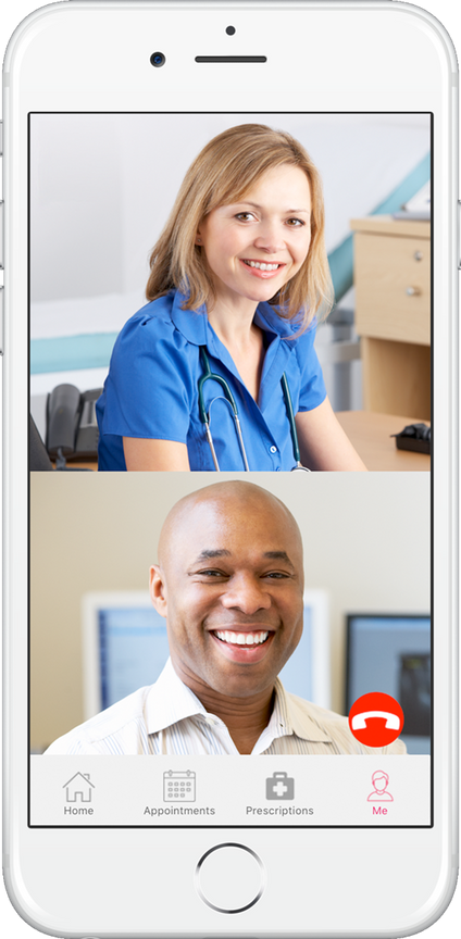 UK NHS Compliant P2P Telemedicine Apps Health Professionals Mobile iOS Project