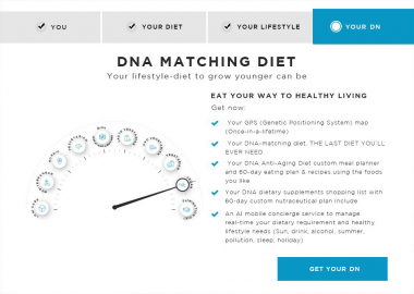 Anti-Aging Therapy Apps Based on DNA Data Project