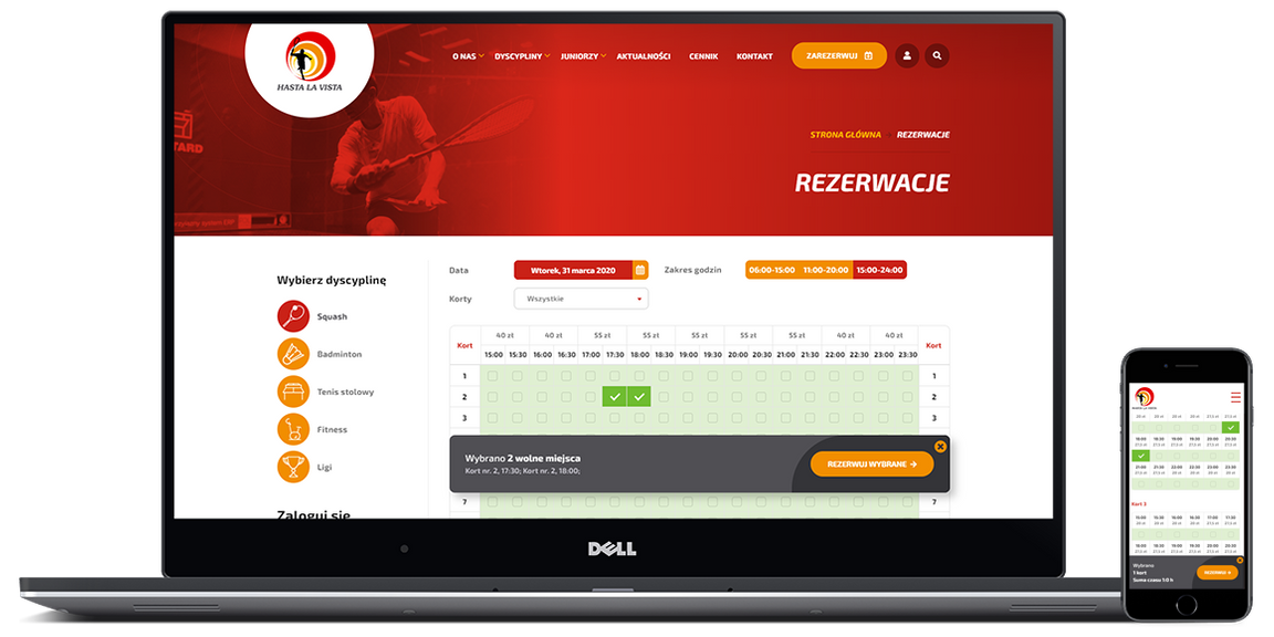Polski Appwise Software House Case study Hasta La Vista – system rezerwacyjny i dedykowany szablon Project