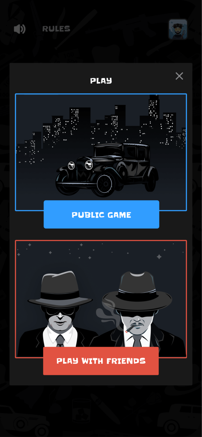 New generation of Mafia games in your smartphone Project
