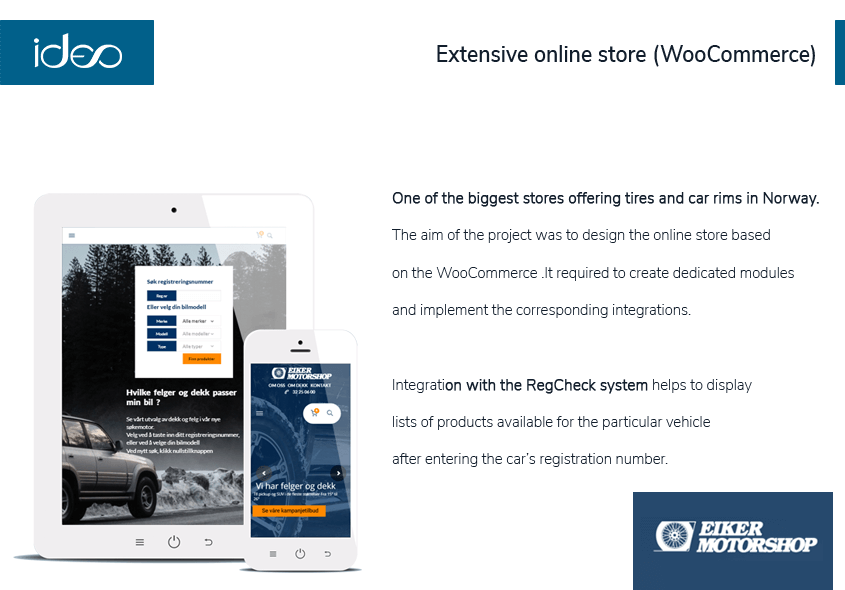Extensive online store (WooCommerce) Automotive Ecommerce Project