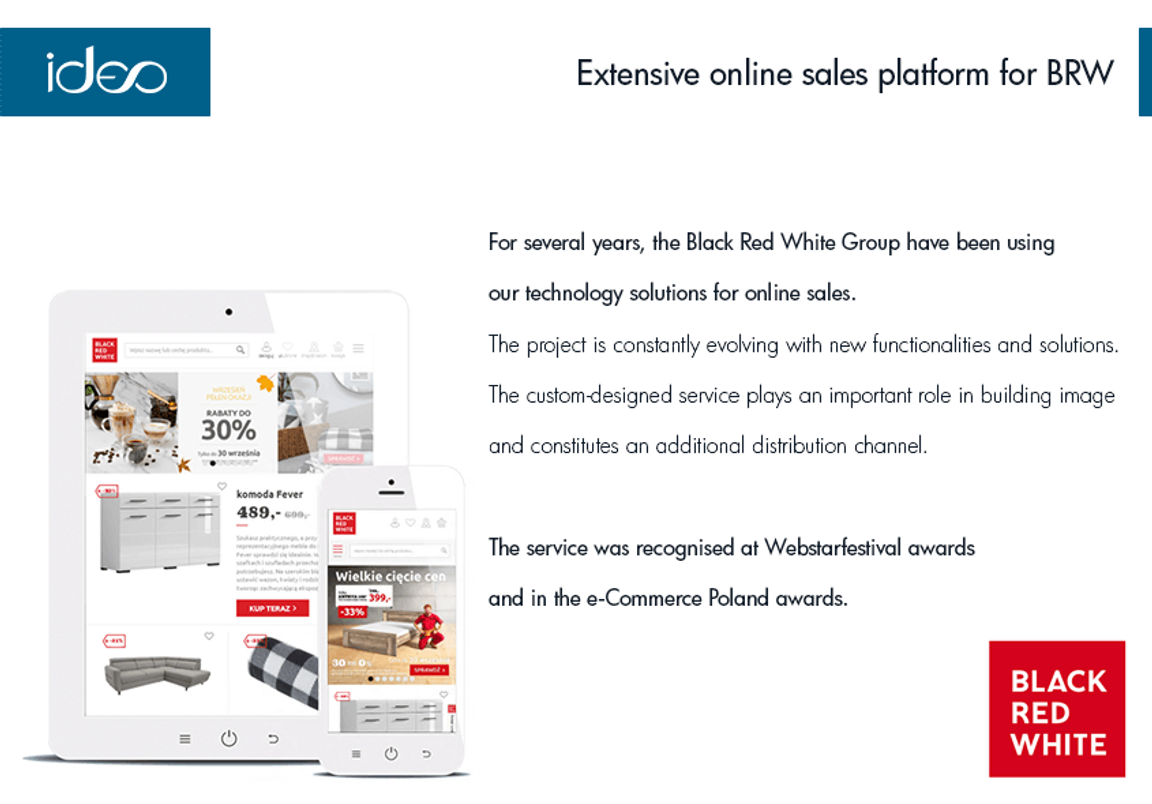 Extensive online sales platform for Black Red White S.A. Ecommerce Project