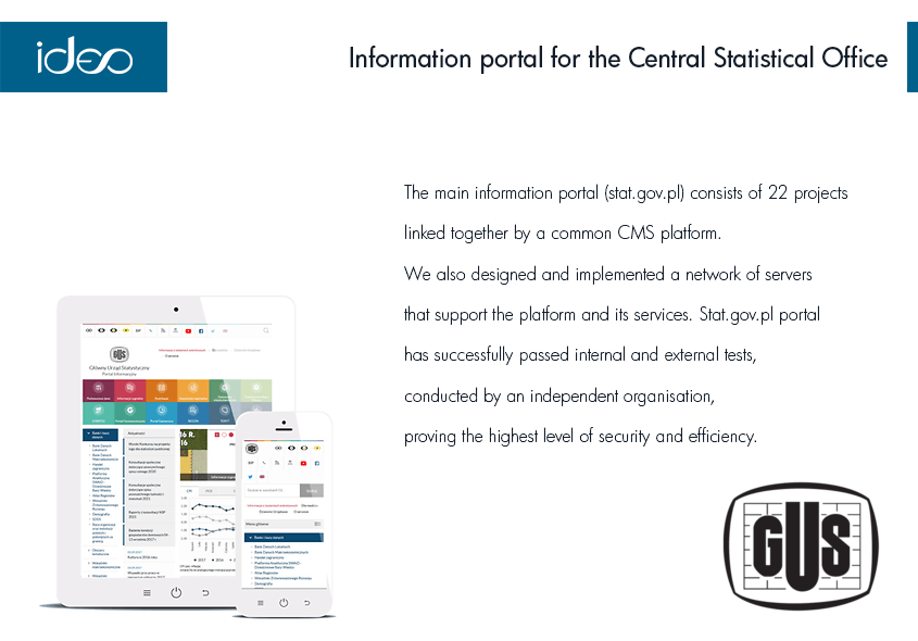  Information portal for the Central Statistical Office Business Services Project