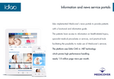Information and news service portals for Medicover Business Services Project 1