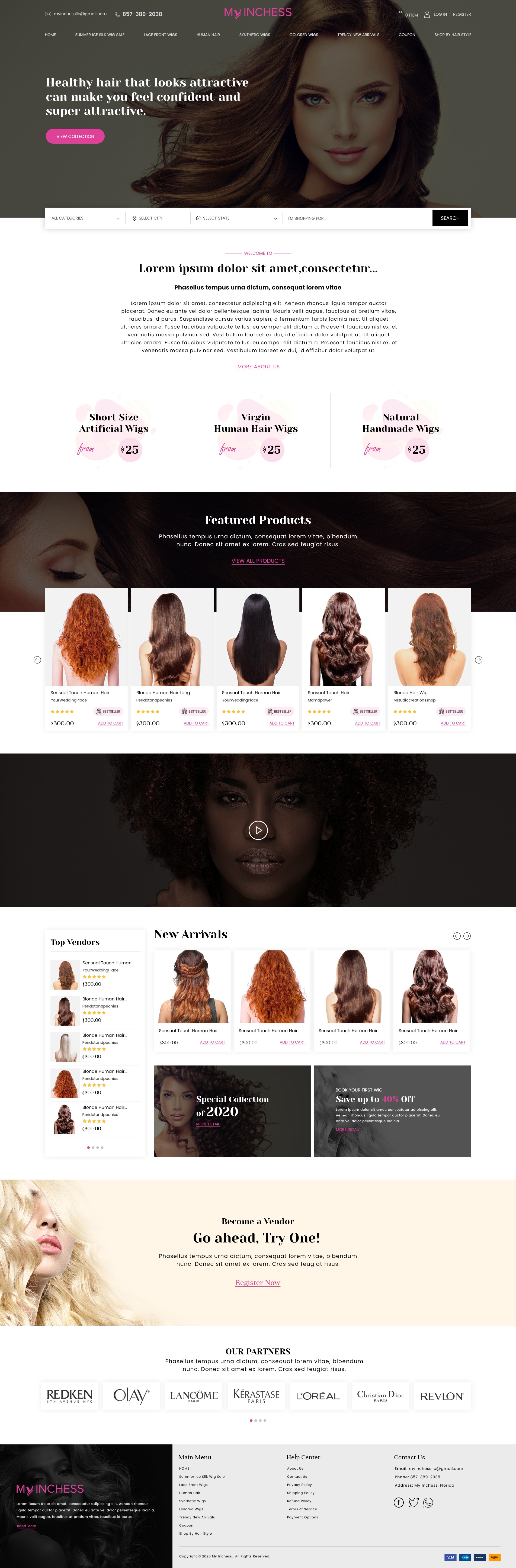 eCommerce portal Fashion Business Services Project