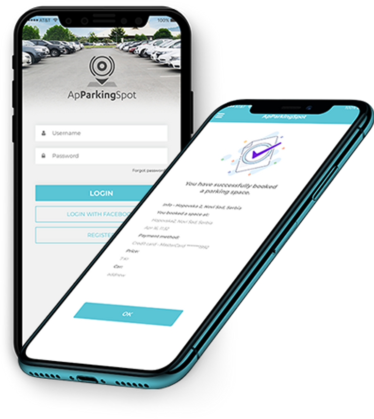 ApParking Spot Web development Mobile iOS Project